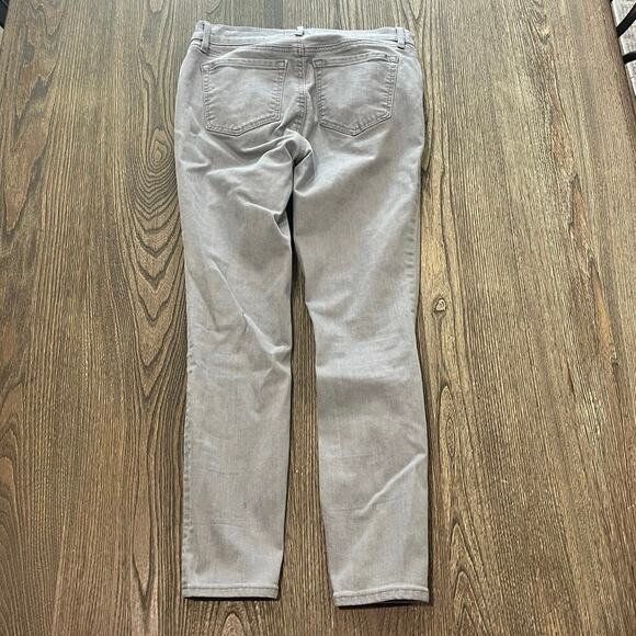 Ann Taylor LOFT Modern Skinny Jeans Denim Stretch Light Wash Gray Size 27/4 - Picture 9 of 13